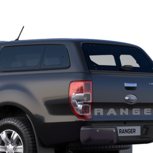 Trda streha s stranskimi stekli, Agate Black